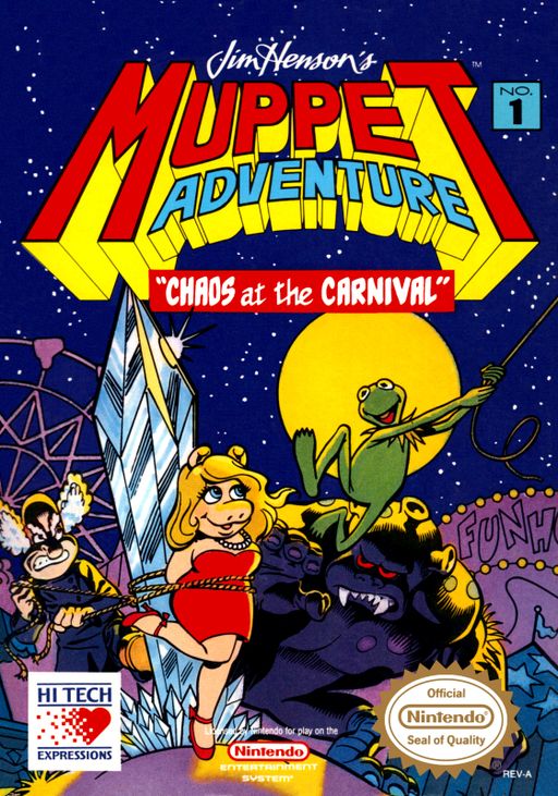 Muppet Adventure - Chaos at the Carnival (USA) box art